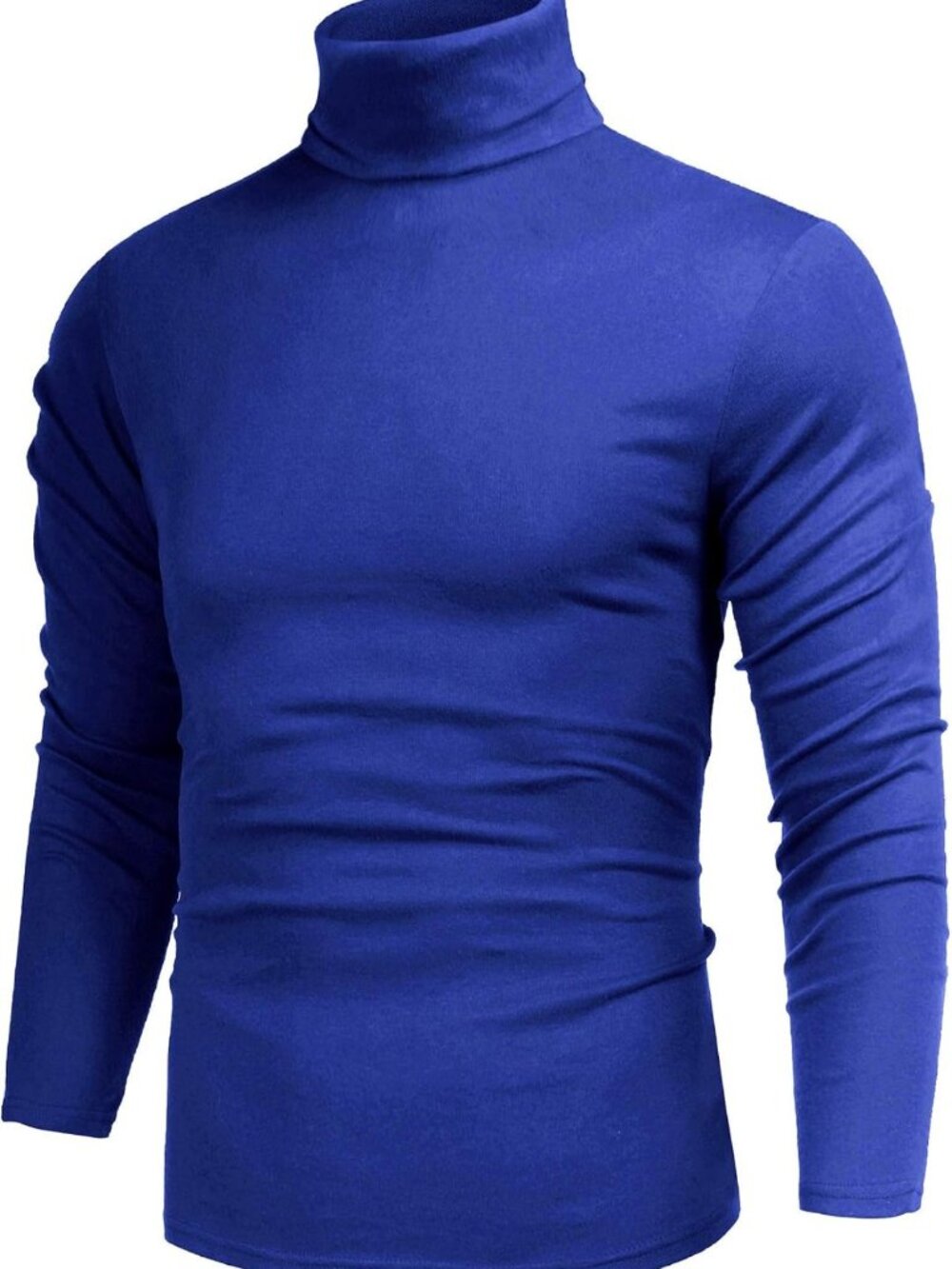 Men's Casual Slim Fit Lightweight Knitted Turtleneck Pullover Sweater